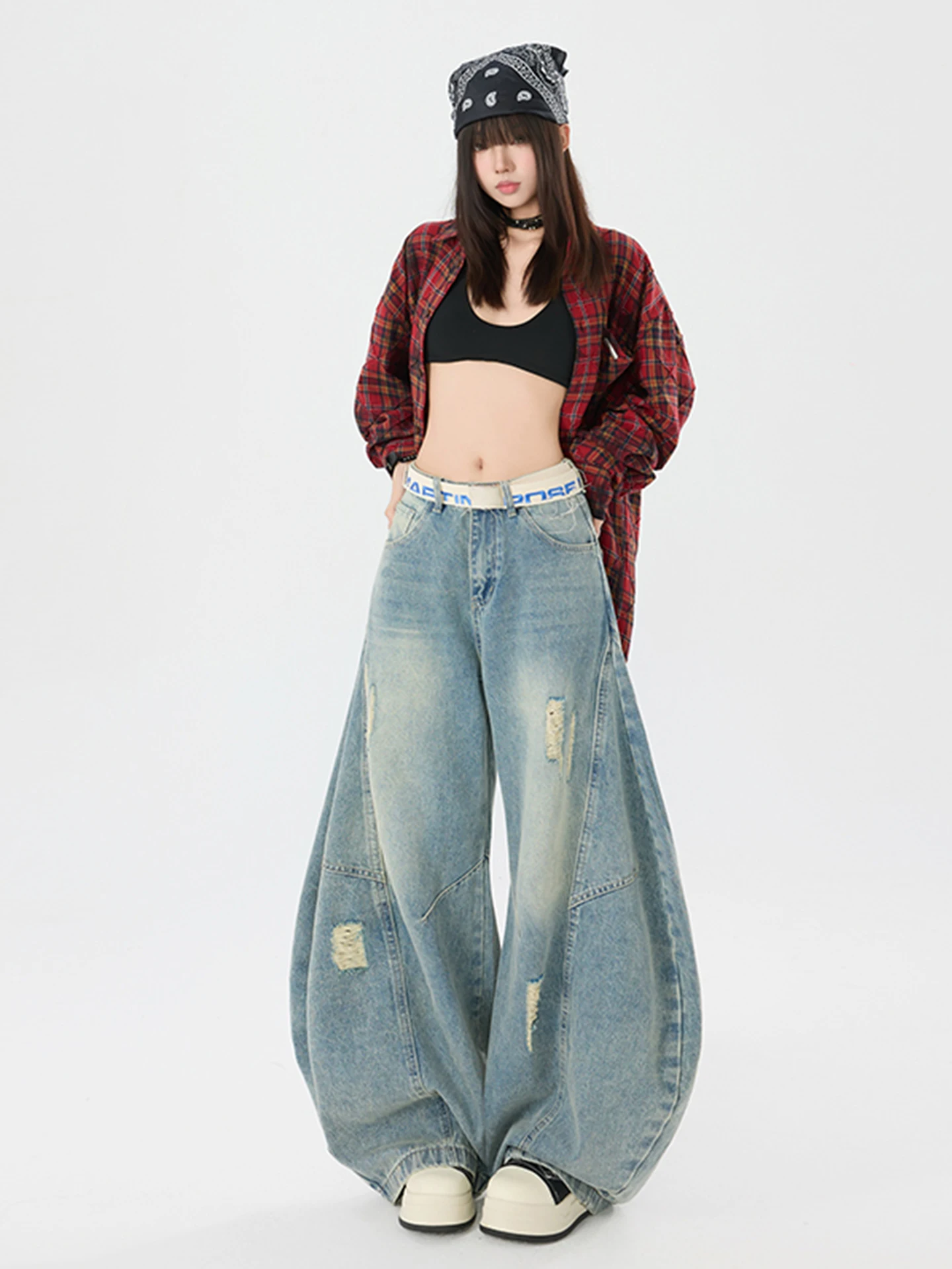 

Мужские и женские американские джинсы Cleanfit: широкие прямые брюки свободного кроя для работы, осенняя модная коллекция