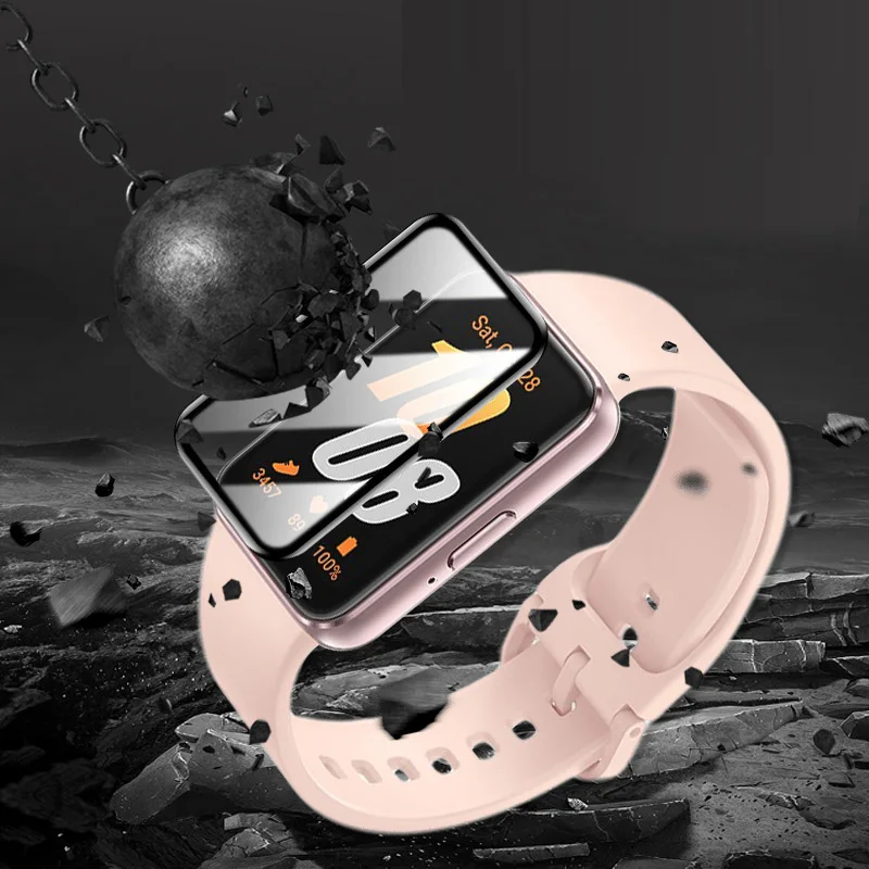 Cubierta de película protectora 3D para pulsera inteligente, Protector de pantalla completa para Samsung Galaxy Fit 3/2, Fit3, Fit2