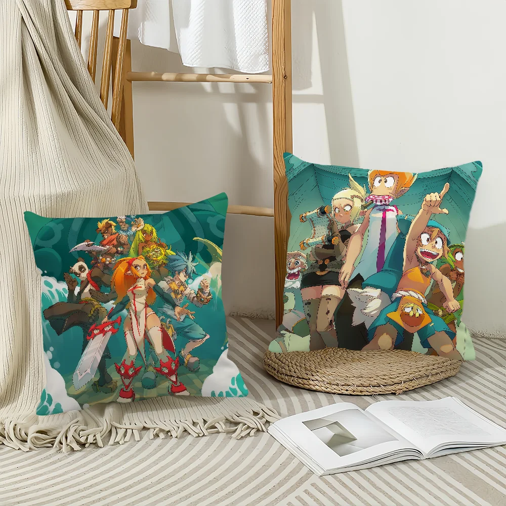 كيس وسادة كرتوني W-Wakfu وسائد مكتبية مناسبة لغطاء الوسادة المزخرف لغرفة نوم السيارة