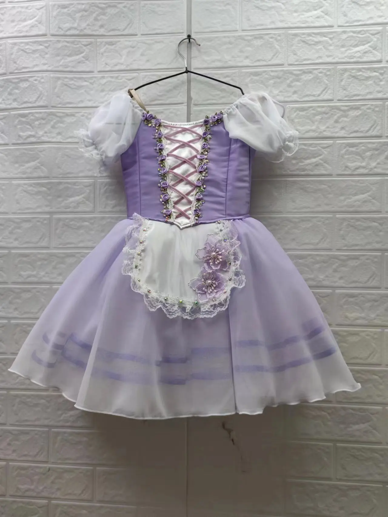 2023 Gopelia Gisele Abito da balletto non può chiare la figlia performance di balletto abito lungo per bambini adulti su misura professionalmente