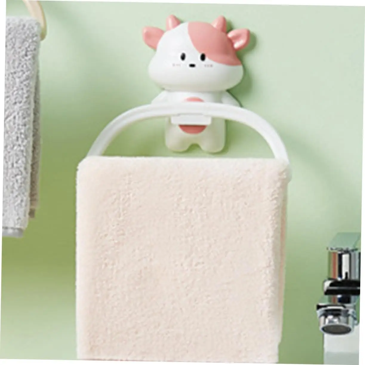 Bath Towel Rack Towel Racks for Bathroom Hand Towel Holder Circle Towel Holder Hand Towel Hanging Rack Kitchen Towel Mounted Tow