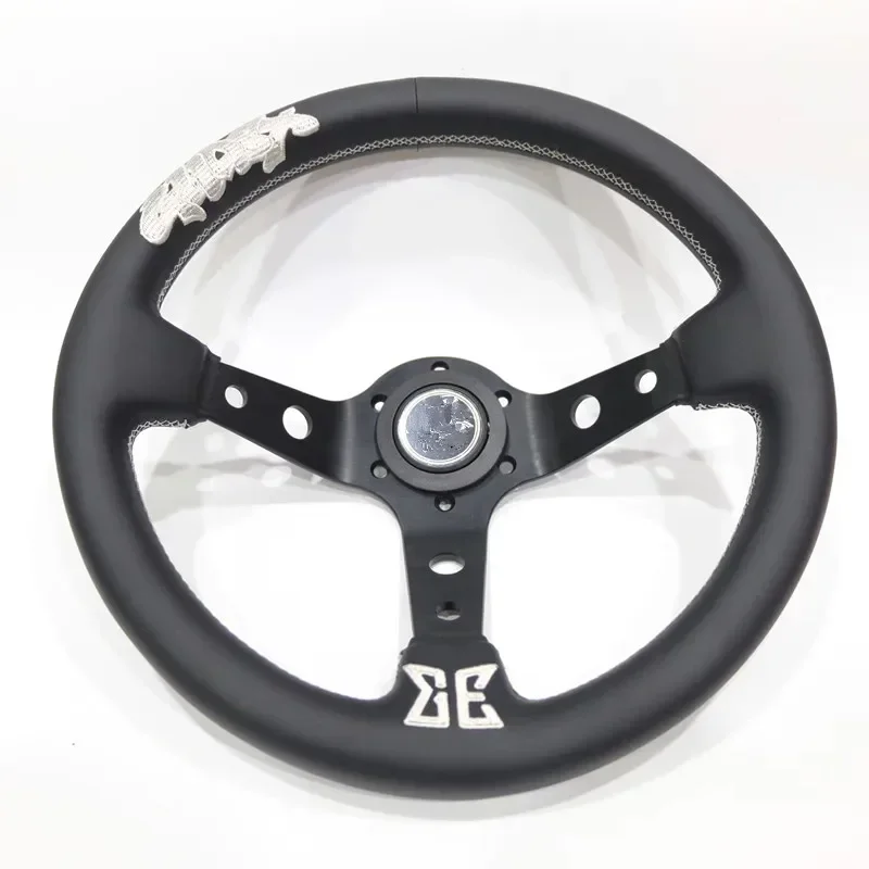 

Modified Spsld 13 Inch 330MM Concave Drift Steering Wheel /Leather Steering Wheel Embroidered Style