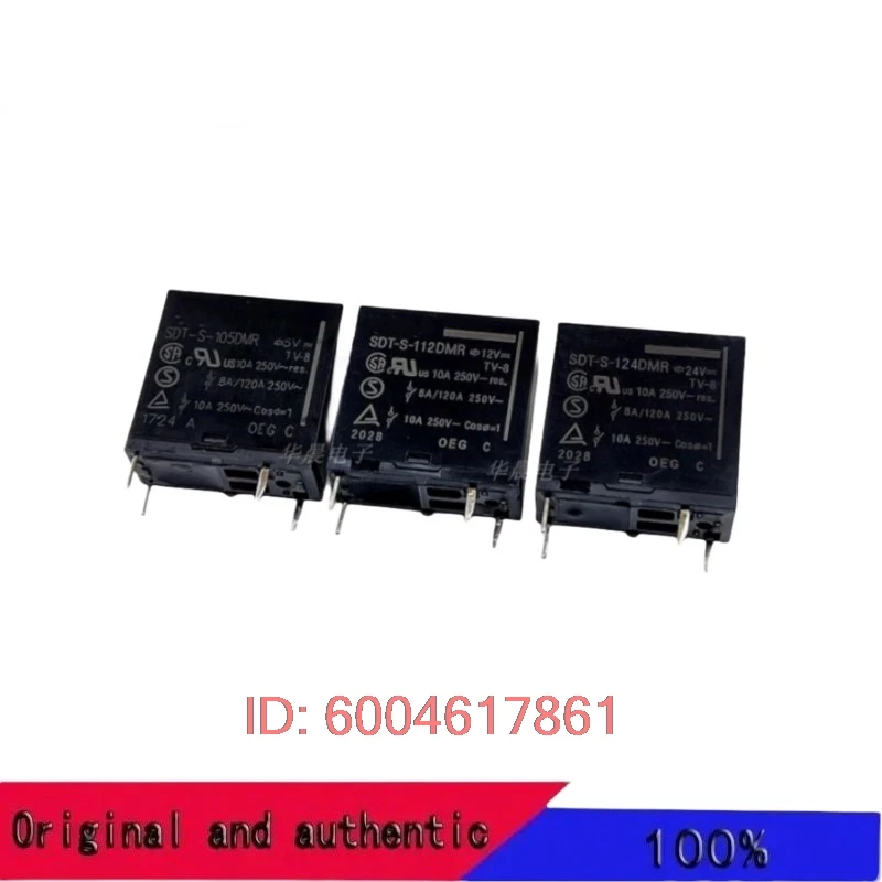 Lote de 10 Relés para Amplificador Onkyo SDT-S-109DMR SDT-S-105DMR SDT-S-112DMR SDT-S-124DMR 5V 9V 12V 24V