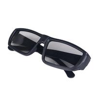Black Circular Polarized 3D Glasses TV Projector Film Home Theater Cinema Plastic Dimensional Anaglyph 3D Vision Movie Glasses