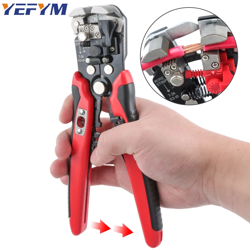 5-in-1 Multifunctional Automatic Wire Stripping Pliers(0.25-10mm²)  YES-1R Crimping, Cutting, Splitting, And Merging Wires Tools