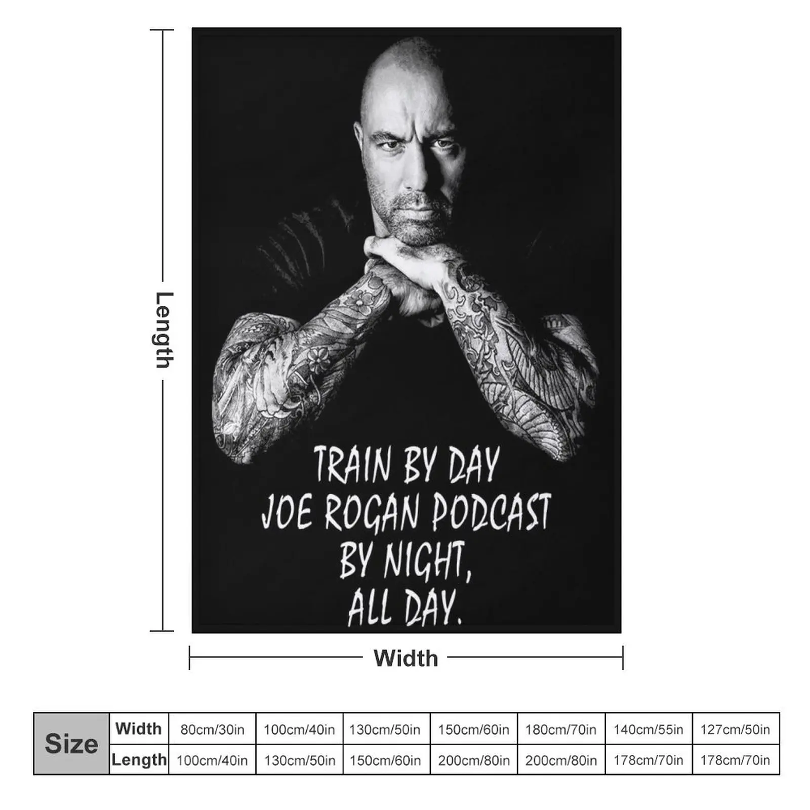 Joe Rogan, Train By day Throw Blanket blankets and throws Sleeping Bag Blankets