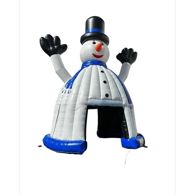 Inflatable Christmas Snowman Castle for Kids Perfect Bouncy Halloween Product