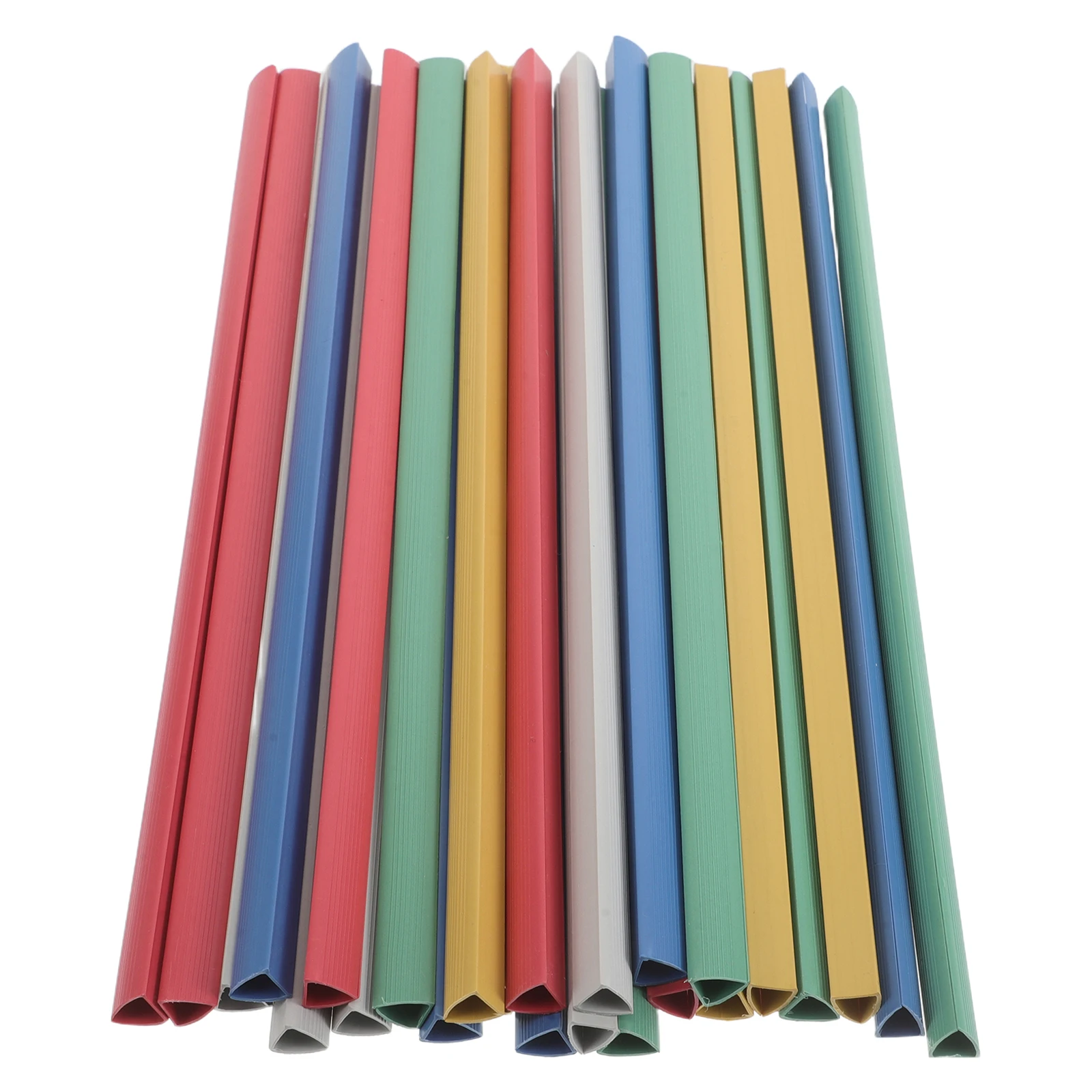 

25 Pcs Binding Report Holder File Folders Bars Book Clips Sliding Document Slide Clamp Binder Paper Documents