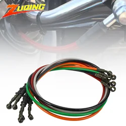 Motorcycle Brake Line Pipe Brake Line Pipe Oil Hose Motorbike Dirt Pit Bike Colorful Brake Oil Hose Line Pipe 80cm 100cm