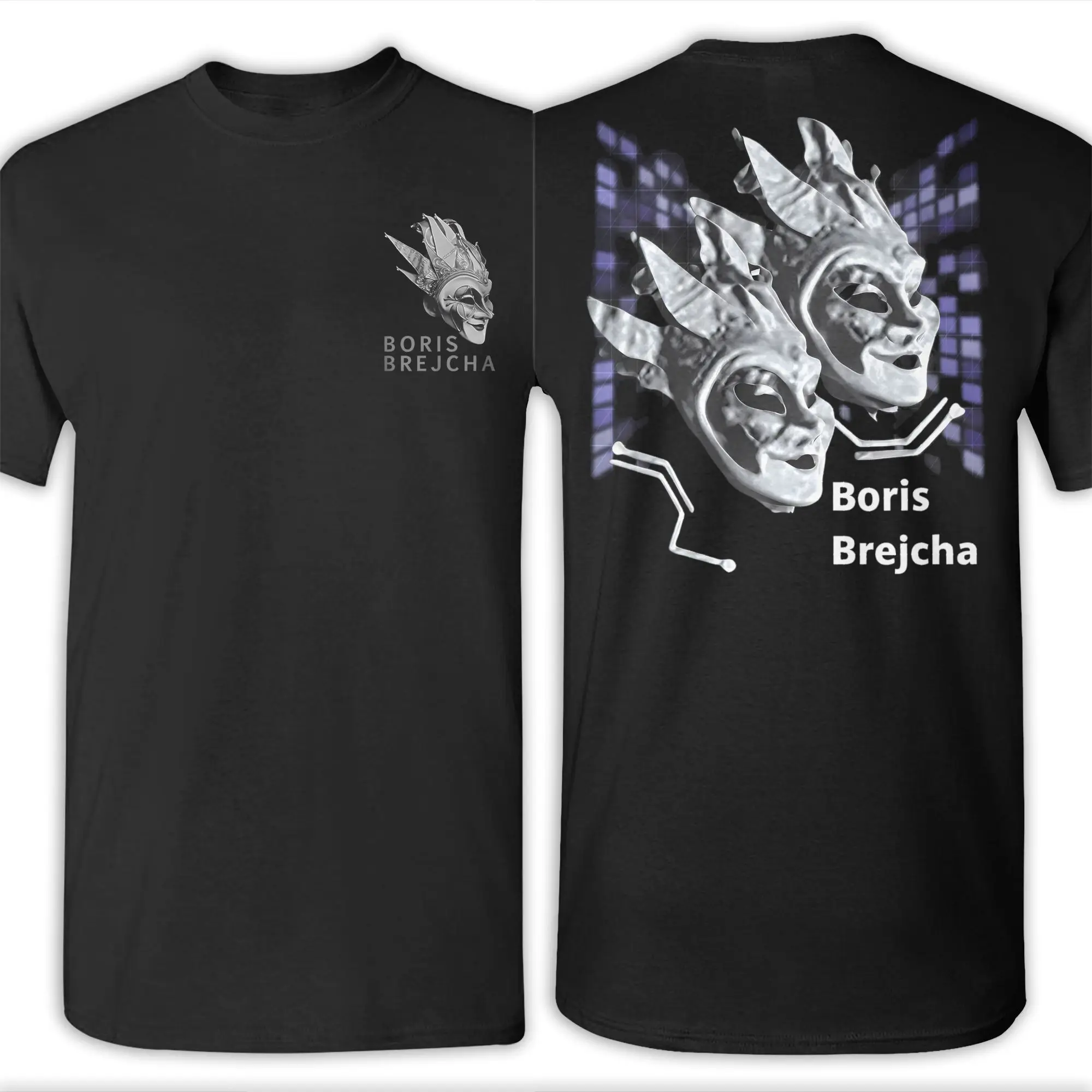 

Men Women's T-Shirts 2025 DJ Boris Brejcha Vintage Pure Cotton Tees Short Sleeve T Shirt Crew Neck Clothes Birthday Present