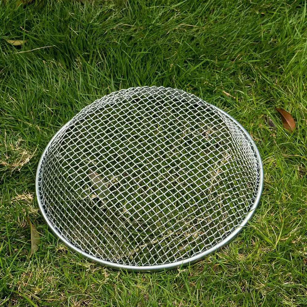 

HGFLE-Сито для садового песочного почвы, сито для песочных камней, компост для грязи, ведро на 5 галлонов (1/4 дюйма)