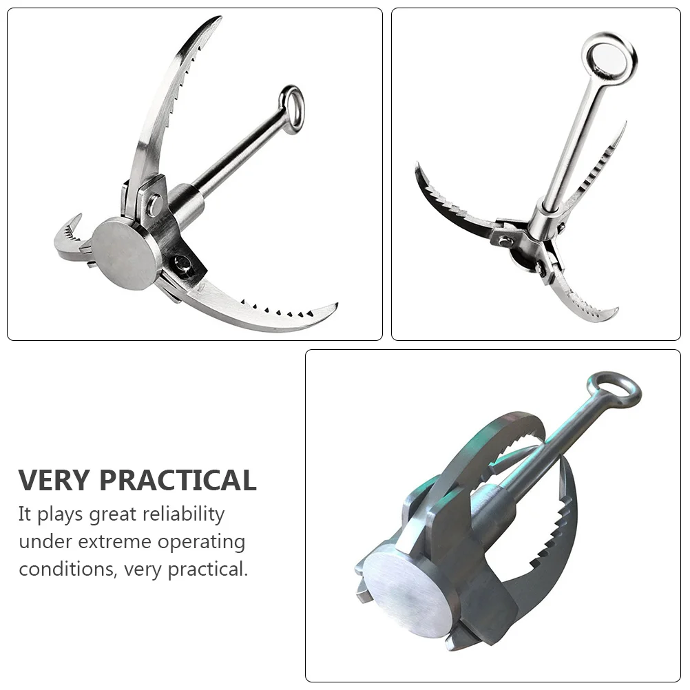 

Rock Climbing Hook Durable Stainless Steel Folding Outdoor Survival Camping Hiking Gear Scaling Equipment