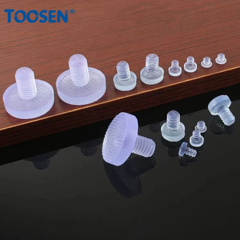 Rubber Hole Plugs Table Chair Leg Feet Dust Pad Furniture Rod Hole Plug Embedded Cover Caps Cabinet Floor Protector 4.9-12.4mm