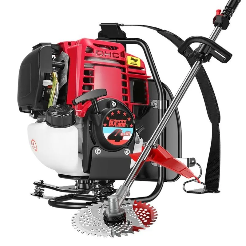 High quality 4-stroke high power 140 backpack lawn mower for ditching, loosening and cutting Multi-GardenTools