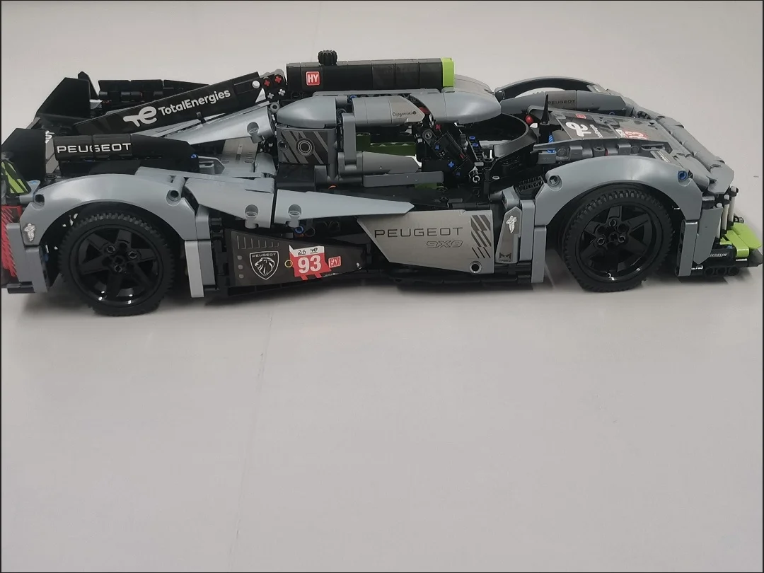

Серия спортивных автомобилей MOC Peugeot 9x8 Le Mans, механическая сборка высокой сложности, игрушка для мальчика, подарок, ограниченная серия, строительные блоки