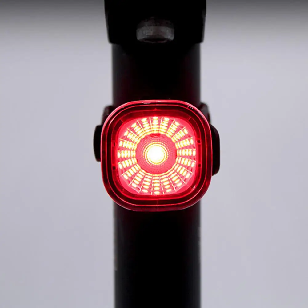 

Led Tail Light Seat Post Bike Light Usb Rechargeable Bicycle Taillight with Brake Sensor Turn Signal Waterproof Safety for Mtb