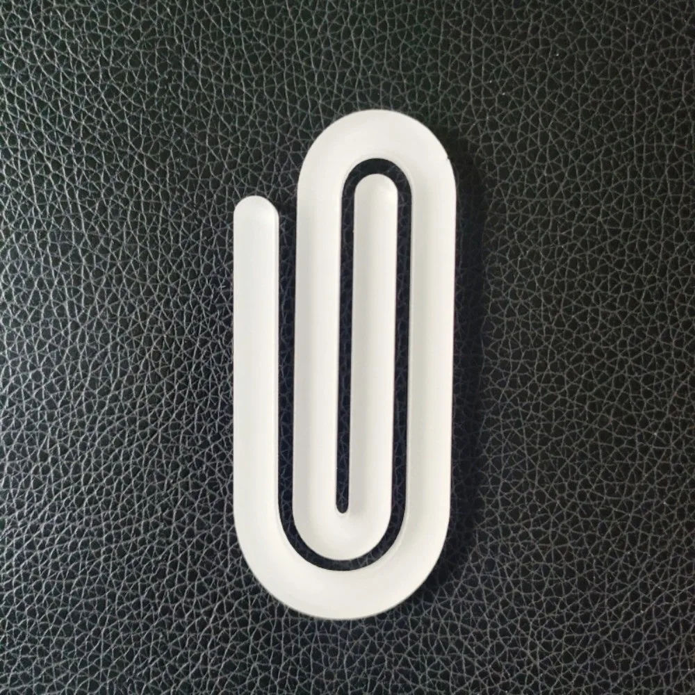 9pcs Acrylic Dye Sublimation Blanks Paper Clip Creative Big Size Heat Transfer Bookmark Pen Love Heart DIY Pattern Paper Clip