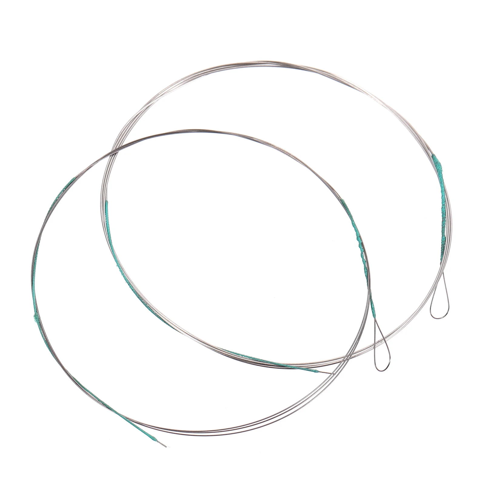 

2pcs Full Set Erhu Strings Durable Replacement Long Lifespan Anti-Oxidation Wear-Resistant Sturdy Music Wire Practical Erhu