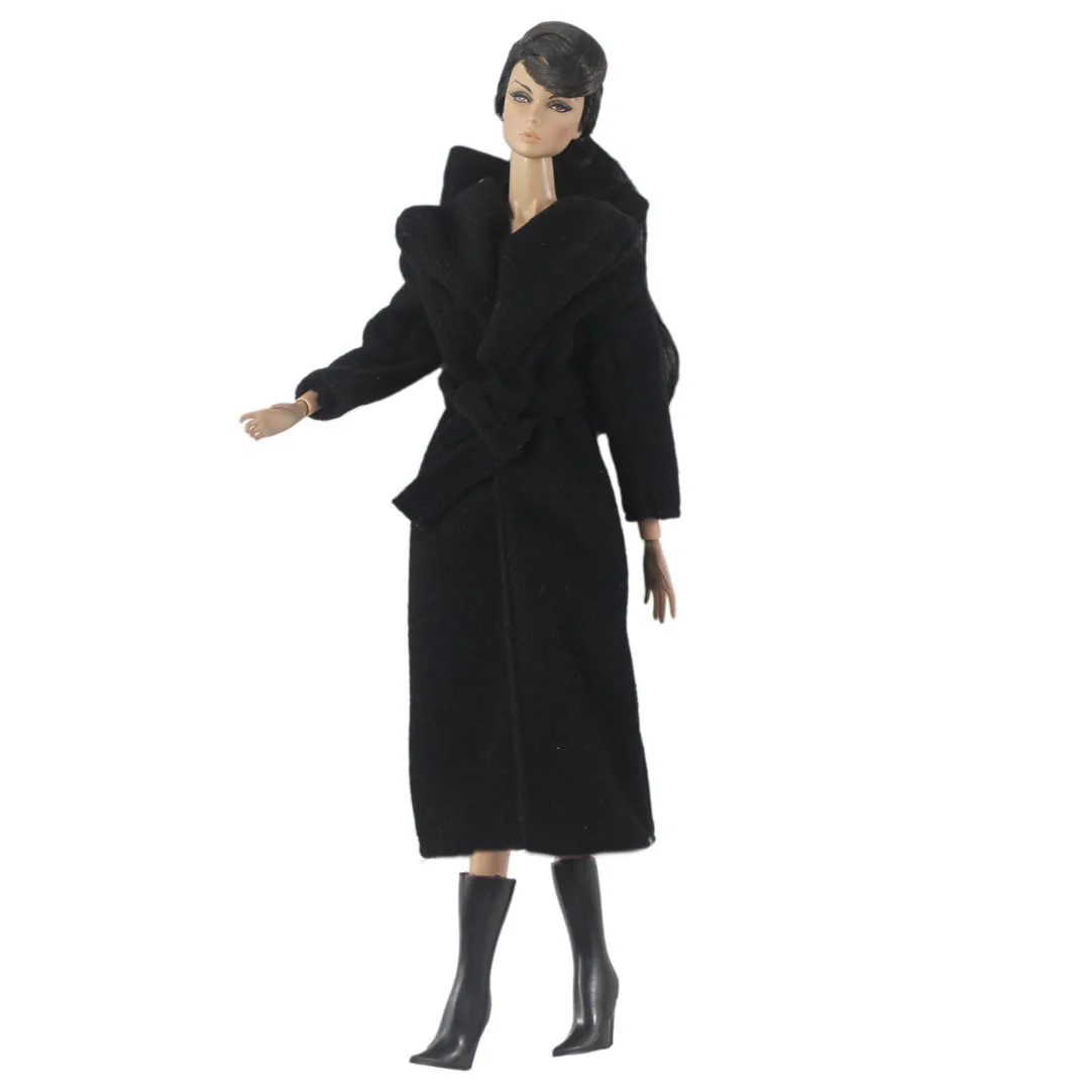 Handmade Doll Clothes Woolen Overcoat Outfit For 11.5 Inch 30cm Doll BJD Clothes Many Style Gifts For Doll Accessories