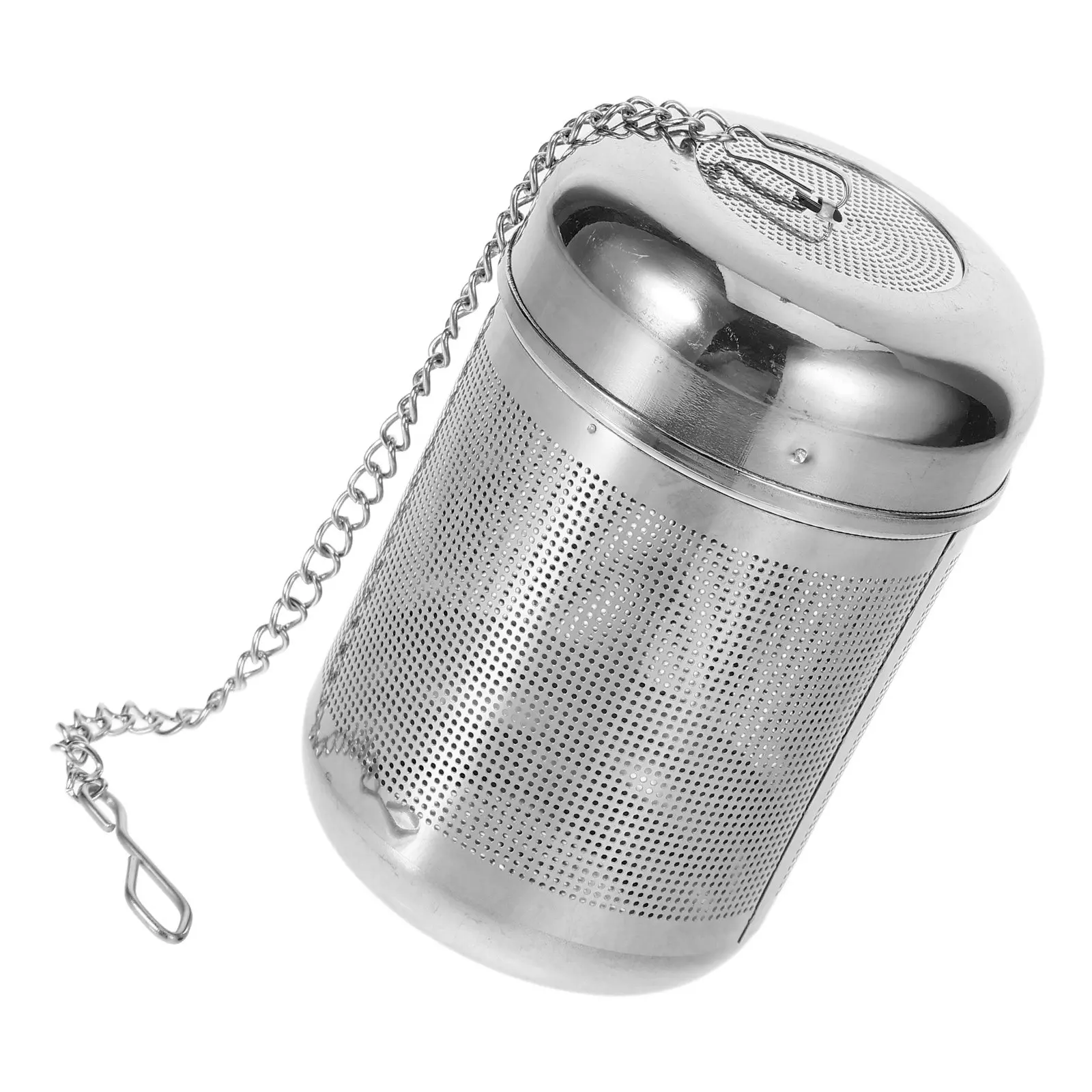 Premium Stainless Steel Tea Strainer Ball with Hanging Chain Versatile Spice Filter for Soup Tea Leaves Seasoning Infuser