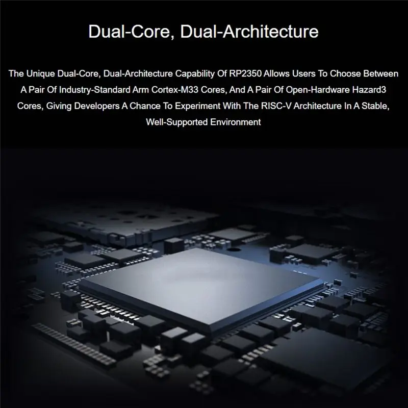 Y23A-For Raspberry Pi Pico 2 W Microcontroller Development Board, Based On RP2350 Chip, Supports WIFI And Bluetooth