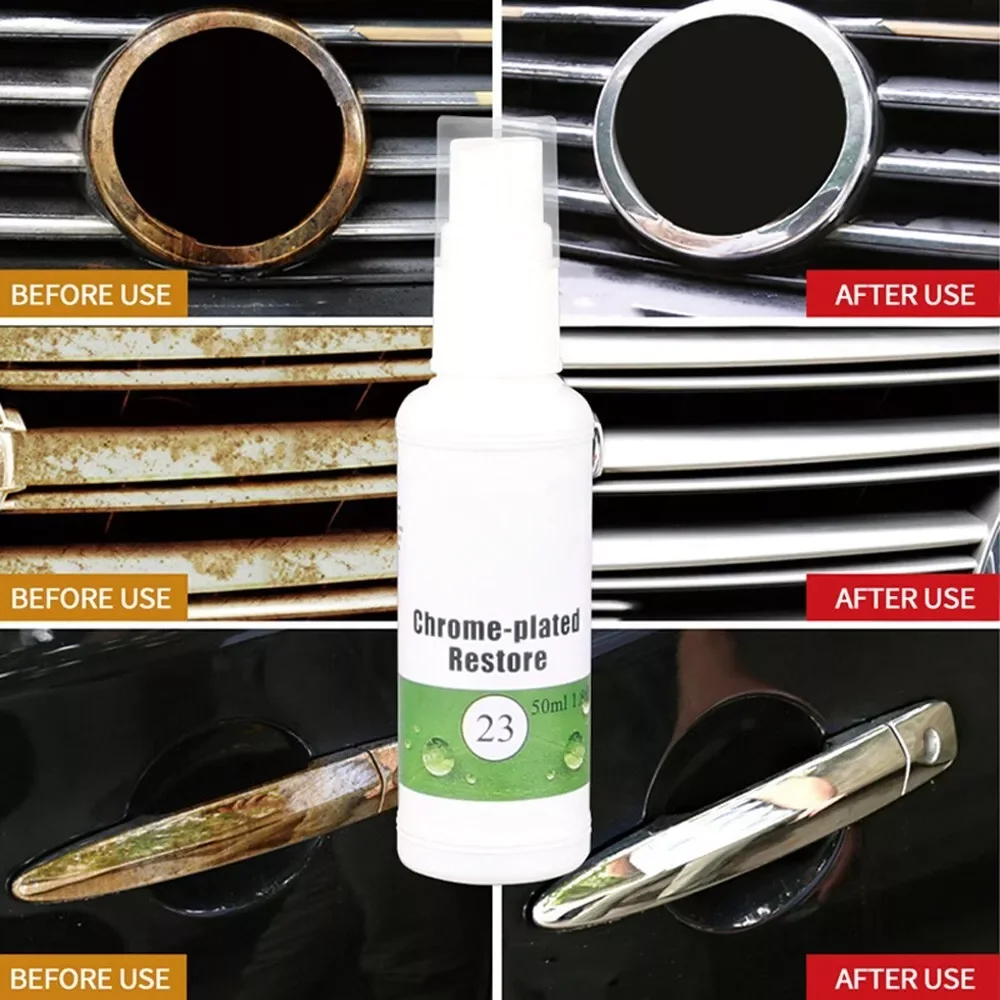 20/50ML 23 Chrome Refurbishment Auto Metall Rust Remover Derusting Spray