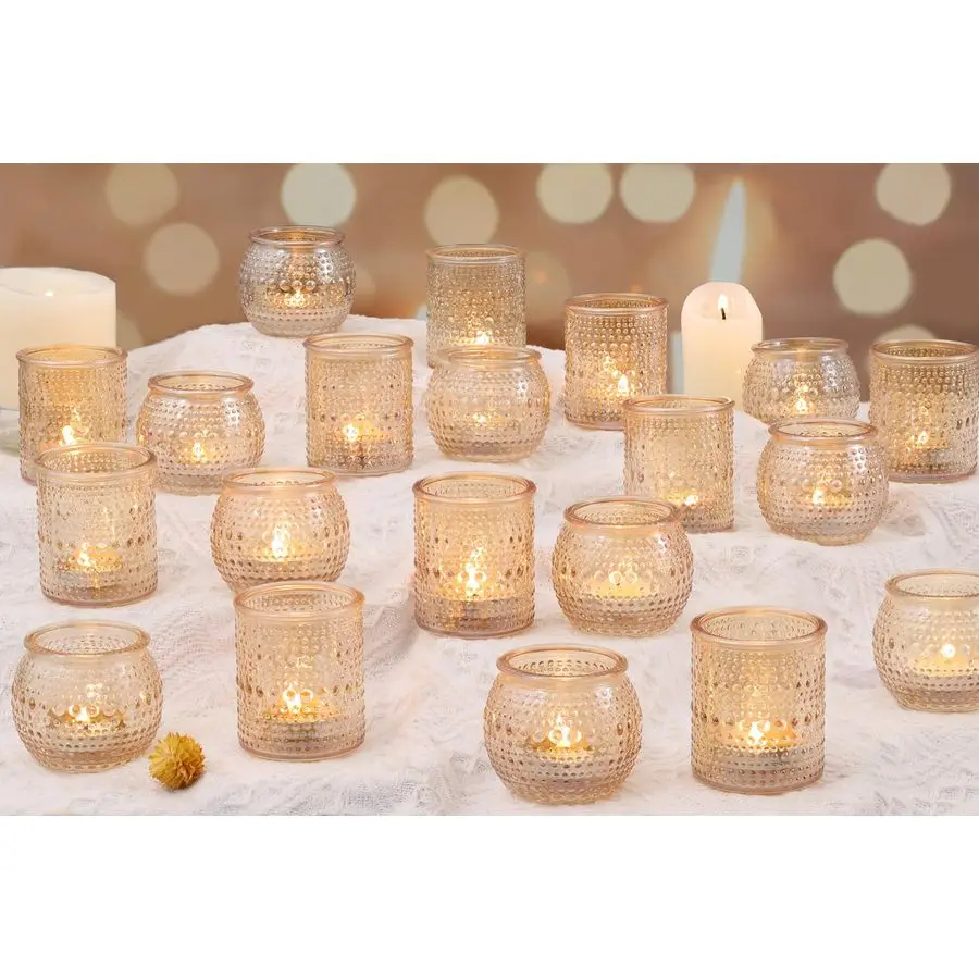 

Pcs Gold Candle Holders Bulk Gold Centerpieces for Tables, Assorted Tealight Candle Holders for Wedding Shower, Bridal Shower, R
