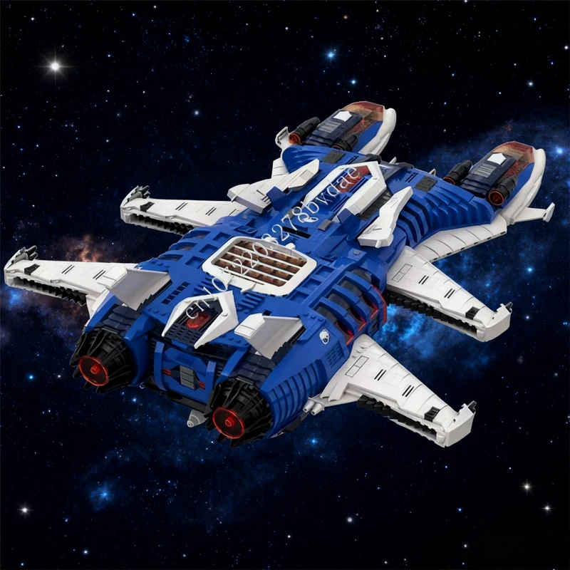 6543 Uds UCS defensor de congelación profunda guerra espacial militar MOC nave espacial batalla BuildingBlock arquitectura DIY modelo educativo juguete para regalo