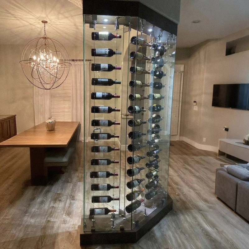 custom.Adjustable Floating Wine Rack Shelf Home Displaying Liquor and Red Wine in Living Room or Wine Bar Cellar
