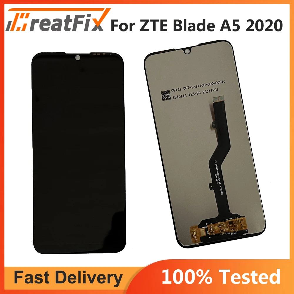 

NEW Tested Pantalla For ZTE Blade A5 2020 LCD Screen Display Touch Panel Digitizer Complete LCD ZTE A5 2020 Display