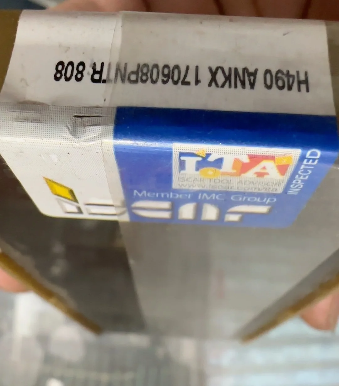 

Hard alloy cutting blades H490ANKX170608PNTR IC808