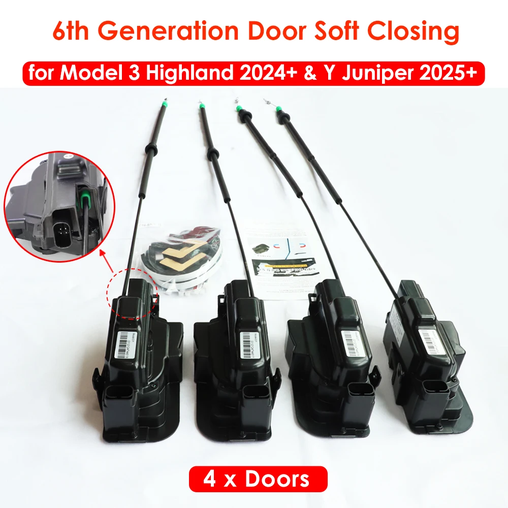 Tesla Model Y 3 YL Soft Closing Nieuwe Y Juniper Soft Close Smart Auto Elektrische Zuigdeur Sluiting Openen Hoge Anti-Klem