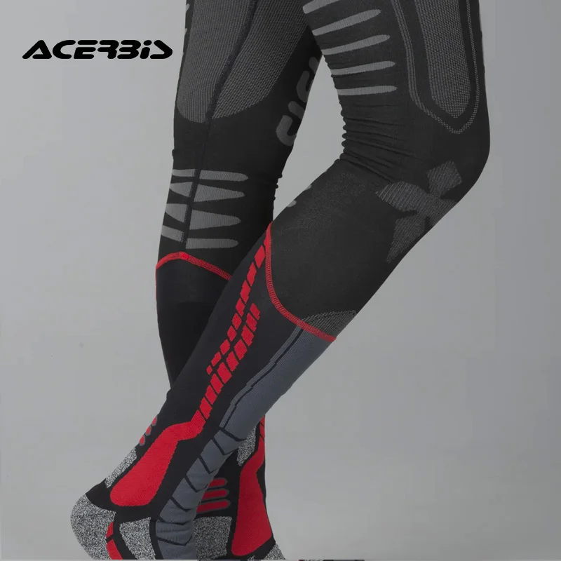 جوارب بوت للدراجات النارية Acerbis ، طويلة ماصة للعرق ، وسادة ركبة مبللة ، مقاومة للاهتراء ، أرجل إكس برو ، إيطاليا