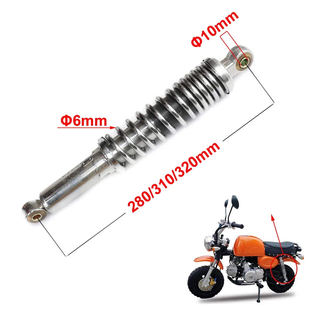 

1 шт. 280/310/320 мм задний амортизатор для мотоцикла Honda Z50 Z50A Z50J Z50R Mini Trail Monkey Bike аксессуары для мотоциклов