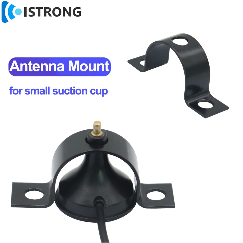 Antenna Mount for Small Suction Cup Magnetic Base Antenna Fixing Bracket Iron Plating Material Waterproof Rustproof Customizable