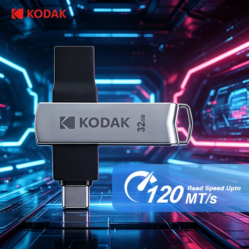 コダック-k273c-2-in-1-usbフラッシュドライブ-usb32-32gb-64gb-128gb-256gb-高速メタルペンドライブ-メモリースティック-otgスティック-pc用