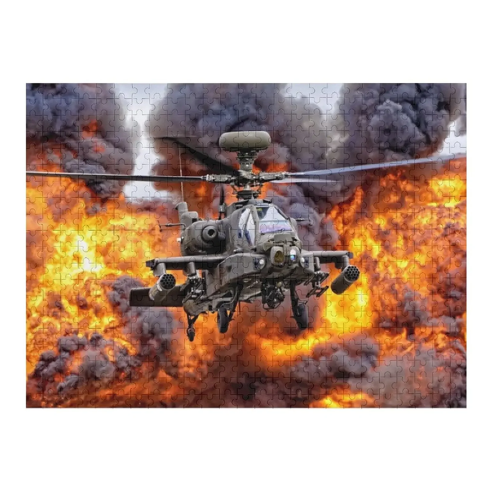 

AgustaWestland Apache AH1 Jigsaw Puzzle With Photo Customized Picture Personalized Baby Object Customized Photo Puzzle