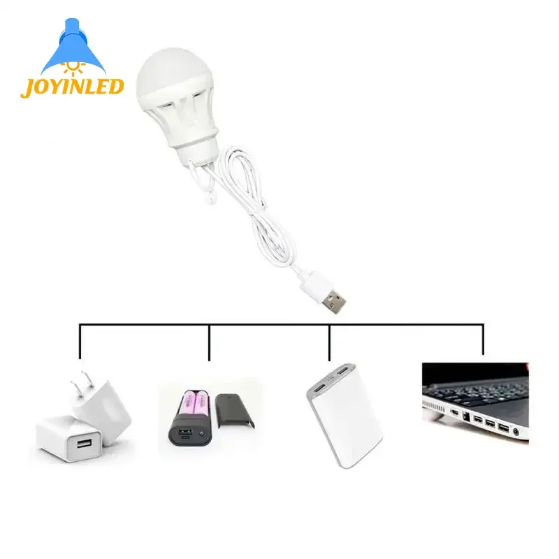 

7W Mini USB Energy Saving LED Light Portable Bulb Student Reading Learning Camping Outdoor Lighting Camping Light
