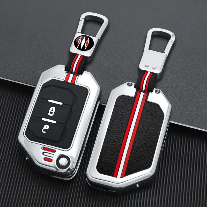 Funda de aleación de Zinc para llave de coche, accesorios para Jeep 2020 2021 gladiador JT Sahara JLU JK 2018 2019 Wrangler JL Rubicon