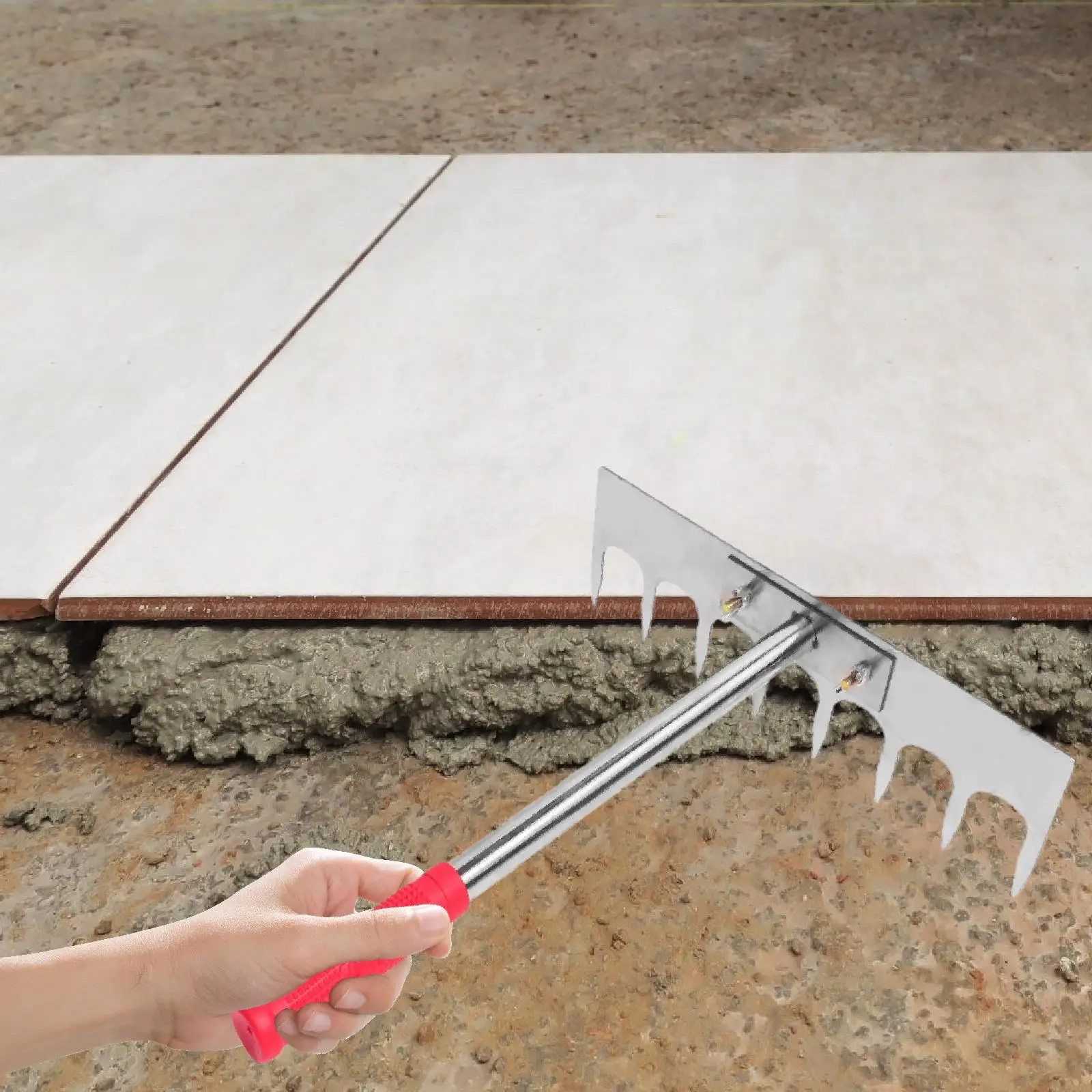 

Garden Rake Heavy Duty Garden Tool for Land Management Leveling Lawn Farming