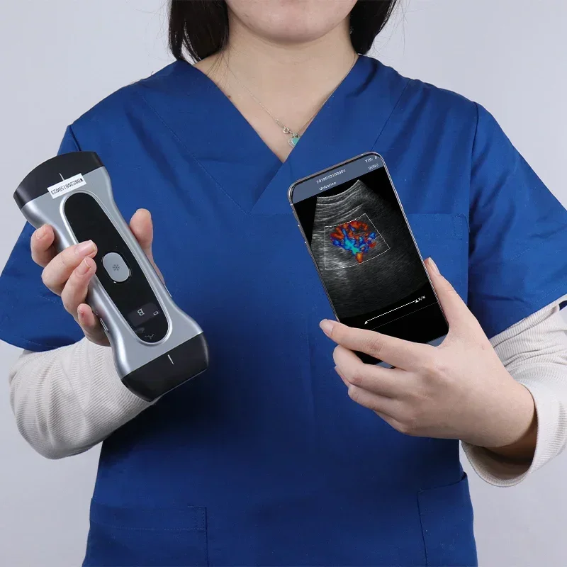 

Yonker Wifi Wireless Mini Double Probe Cow Pet Vet Handheld Scanner Portable Ultrasound Machine Veterinary For Animals