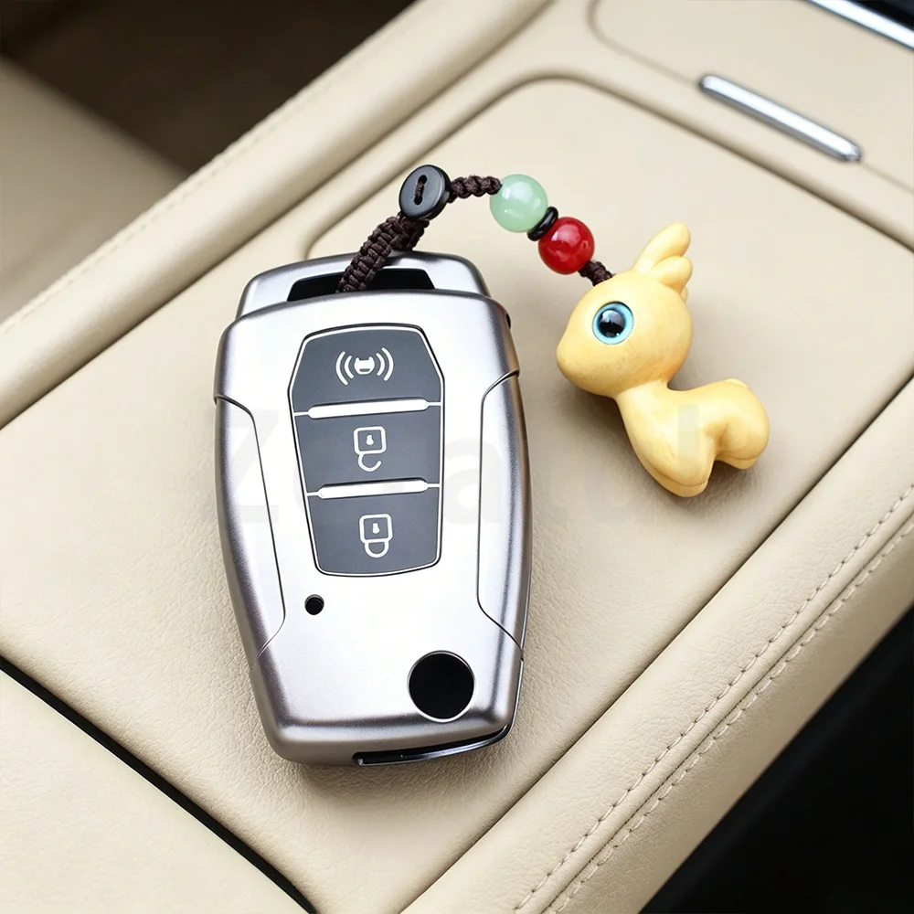 3 Buttons Auto Keyless Accessories For SsangYong Korando Tivoli Musso Actyon Kyron Sanka TPU Car Flip Key Case Cover Fob Shell