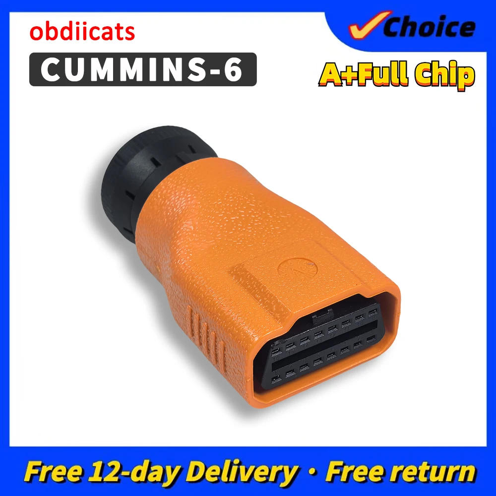 Full Set 10Pcs Truck OBD2 Adapter Diagnostic Cable Connector For ISUZU For CAT For DENSO For IVECO For CUMMINS For VOLVO