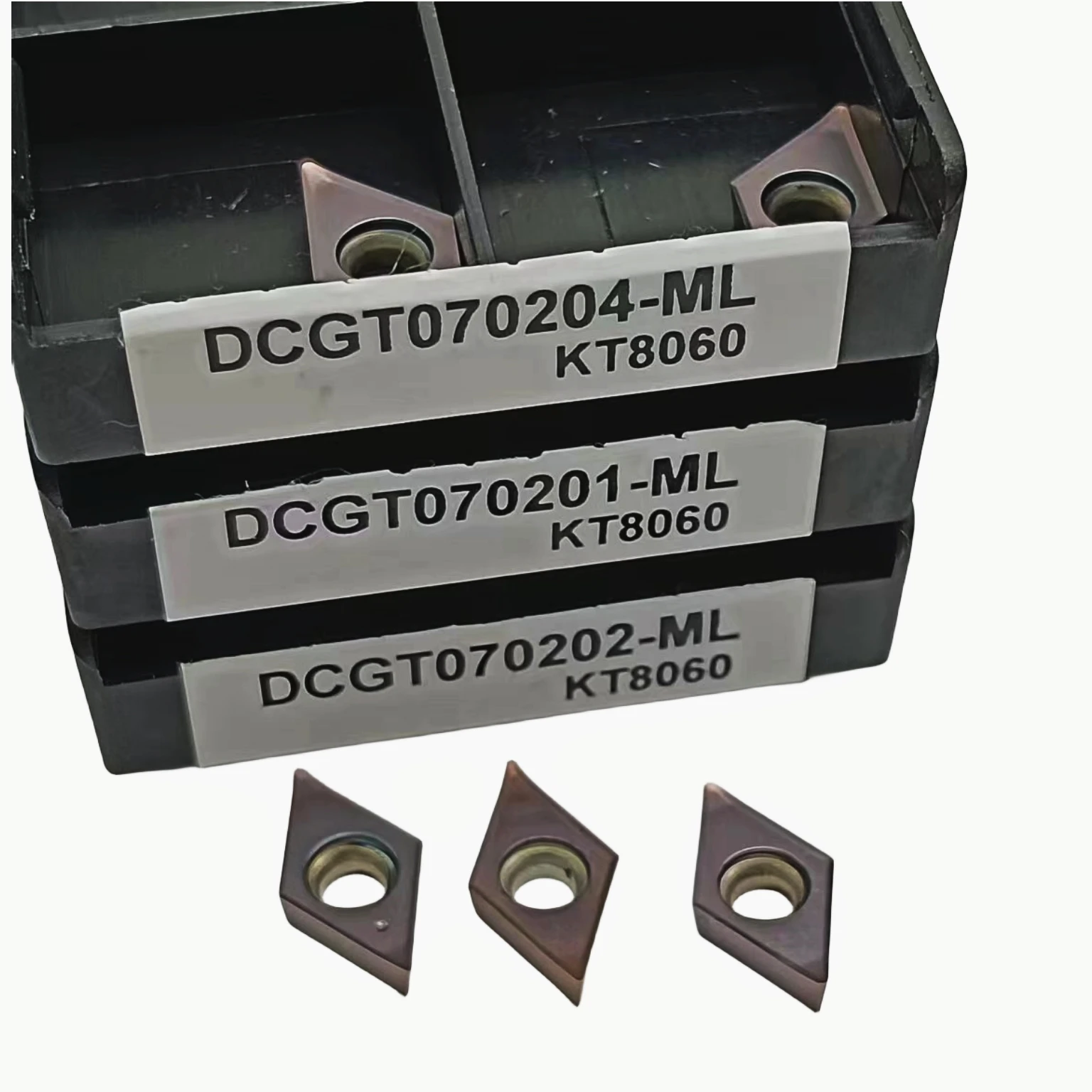 10 шт. DCGT070201 DCGT070202 DCGT070204 токарные инструменты токарные станки с ЧПУ режущие лезвия KT8060