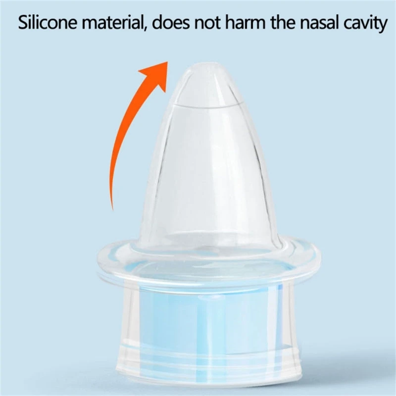 Easy to Use Baby Nasal Aspirator Powerful Hand Pump Baby Nose Sucker Nasal Aspirator for Baby Soft Silicone Nose Tip