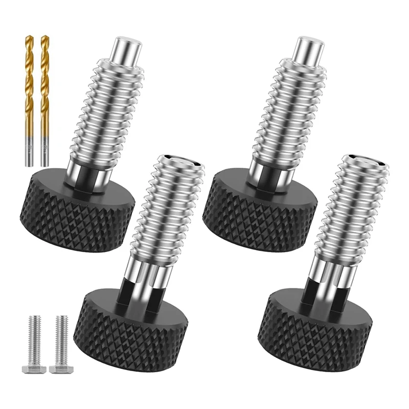 

Handle Quick Release Pins Kit,With Knurled Handle Stainless Steel Lock M6 Quick Release Pins For Rolling Toolbox