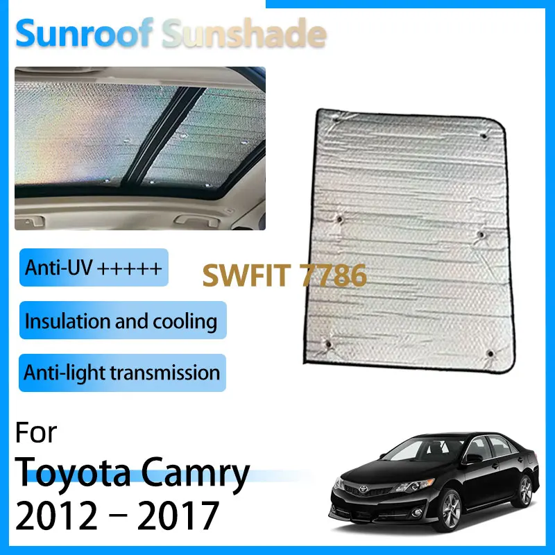

Sun Shade For Toyota Camry Aurion Daihatsu Altis 2012 - 2017 XV50 Accessorie Sunroof Sunshade Roof Heat Anti-UV Shield 2015 2014