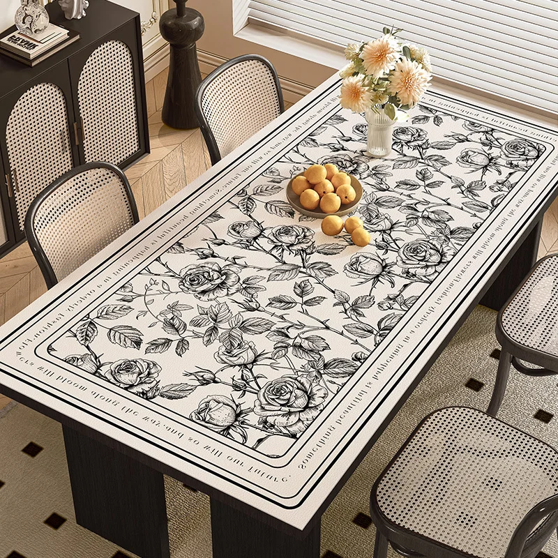 

Modern Concise Style PVC Table Mat Waterproof Oil Proof Anti Scalding Fashion Table Decoration And Accessories Customization