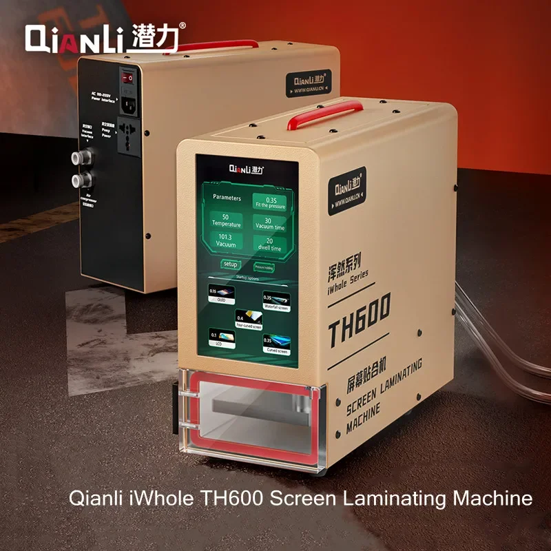 QIANLI TH600 Curved Straight Screen Pressing Machine Universal Laminating Machine Mobile Phone Screen Repair Laminating Machine