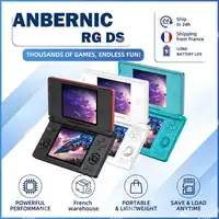 Nueva Consola de Juegos Portátil Anbernic RG DS RGDS con Pantalla Táctil Dual IPS de 4" Android 14, Reproductor de Juegos Plegable RGDS para Regalo de Navidad